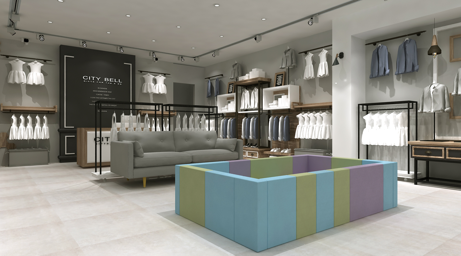 大唐女裝展柜設計案例(圖2) 大唐女裝展柜設計案例(圖2)