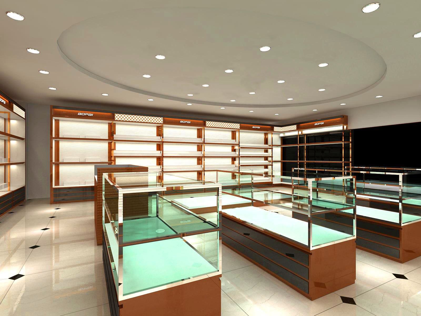 廣州博牌皮具展柜訂做(圖3) 廣州博牌皮具展柜訂做(圖3)