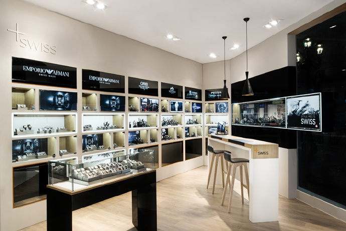 WSI鐘表旗艦店展柜案例(圖2) WSI鐘表旗艦店展柜案例(圖2)