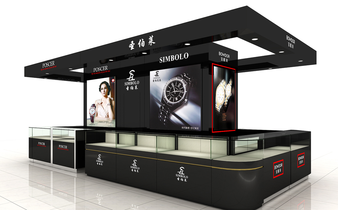 圣伯萊展柜設計方案參考(圖1) 圣伯萊展柜設計方案參考(圖1)