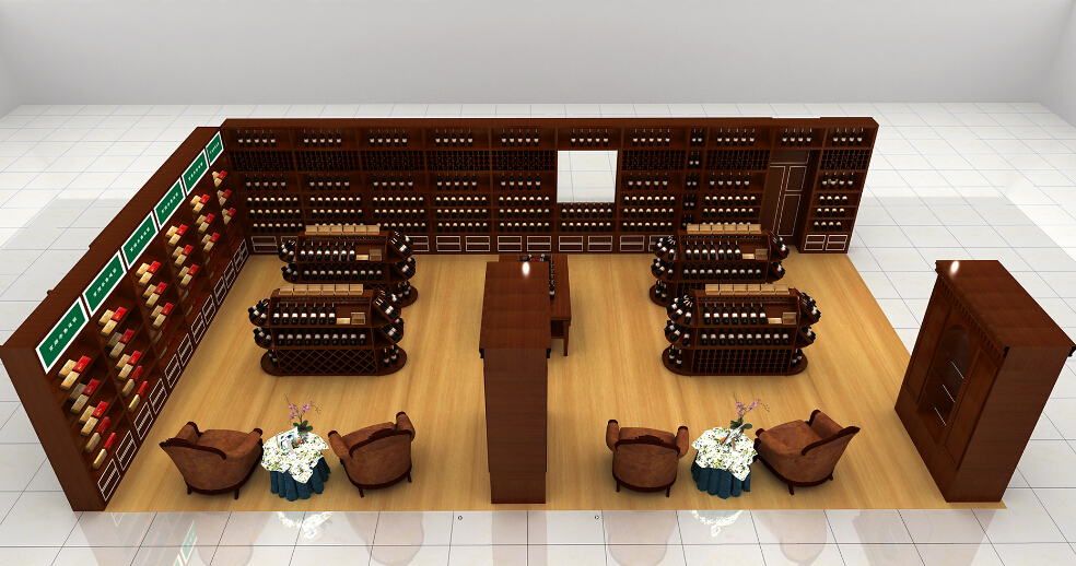 中國煙草 展示柜設(shè)計(jì)裝修圖(圖2)