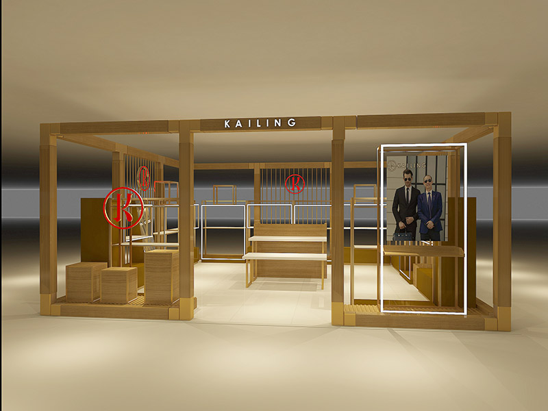 皮具 KAILING 展柜設計方案(圖1) 皮具 KAILING 展柜設計方案(圖1)