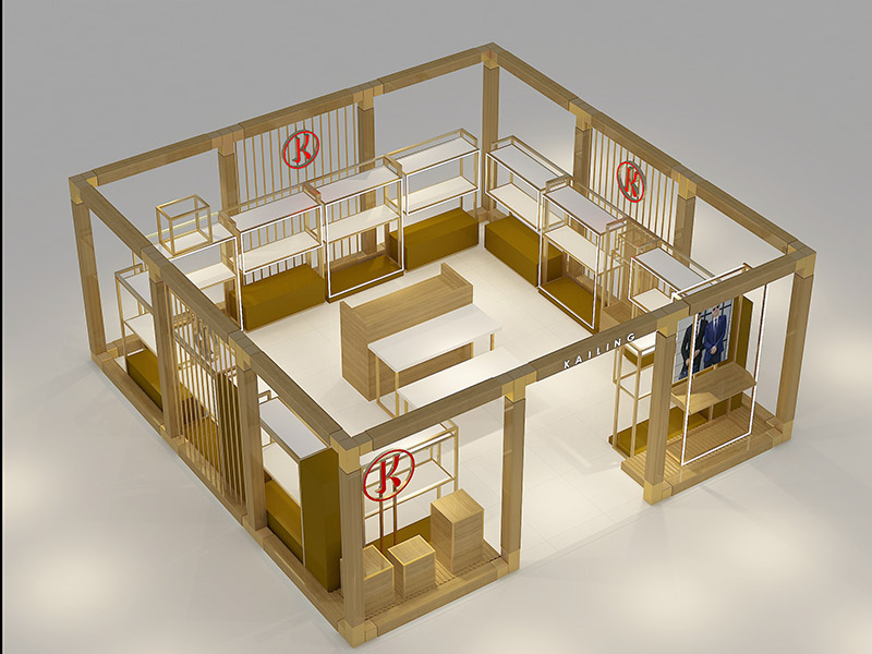 皮具 KAILING 展柜設計方案(圖2) 皮具 KAILING 展柜設計方案(圖2)