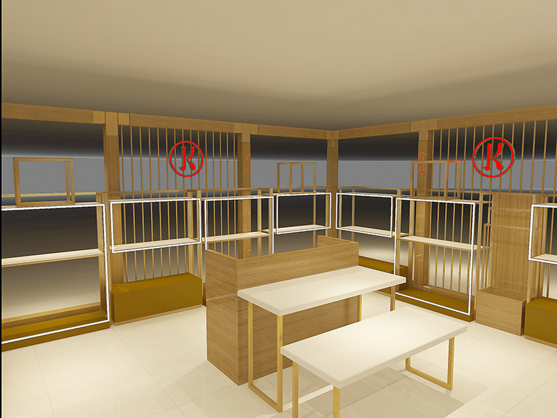 皮具 KAILING 展柜設計方案(圖3) 皮具 KAILING 展柜設計方案(圖3)